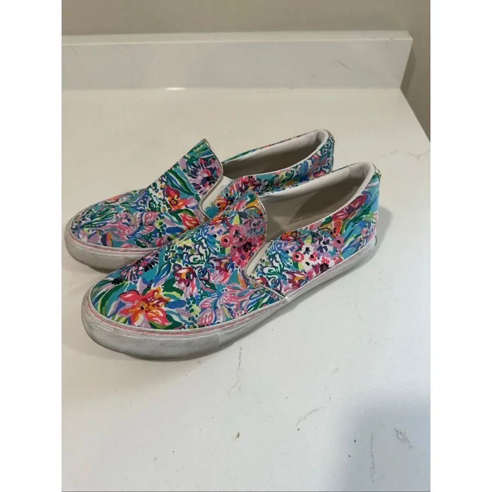 Lilly Pulitzer Julie Sneakers Women's Size 10 Slip on